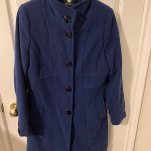 Long blue coat